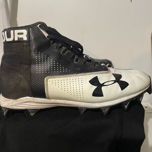 Under Armour Black and White Athletic Shoes